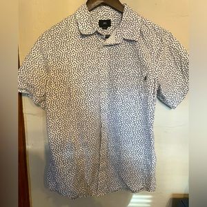 Obey medium short sleeve button down great quality preowned